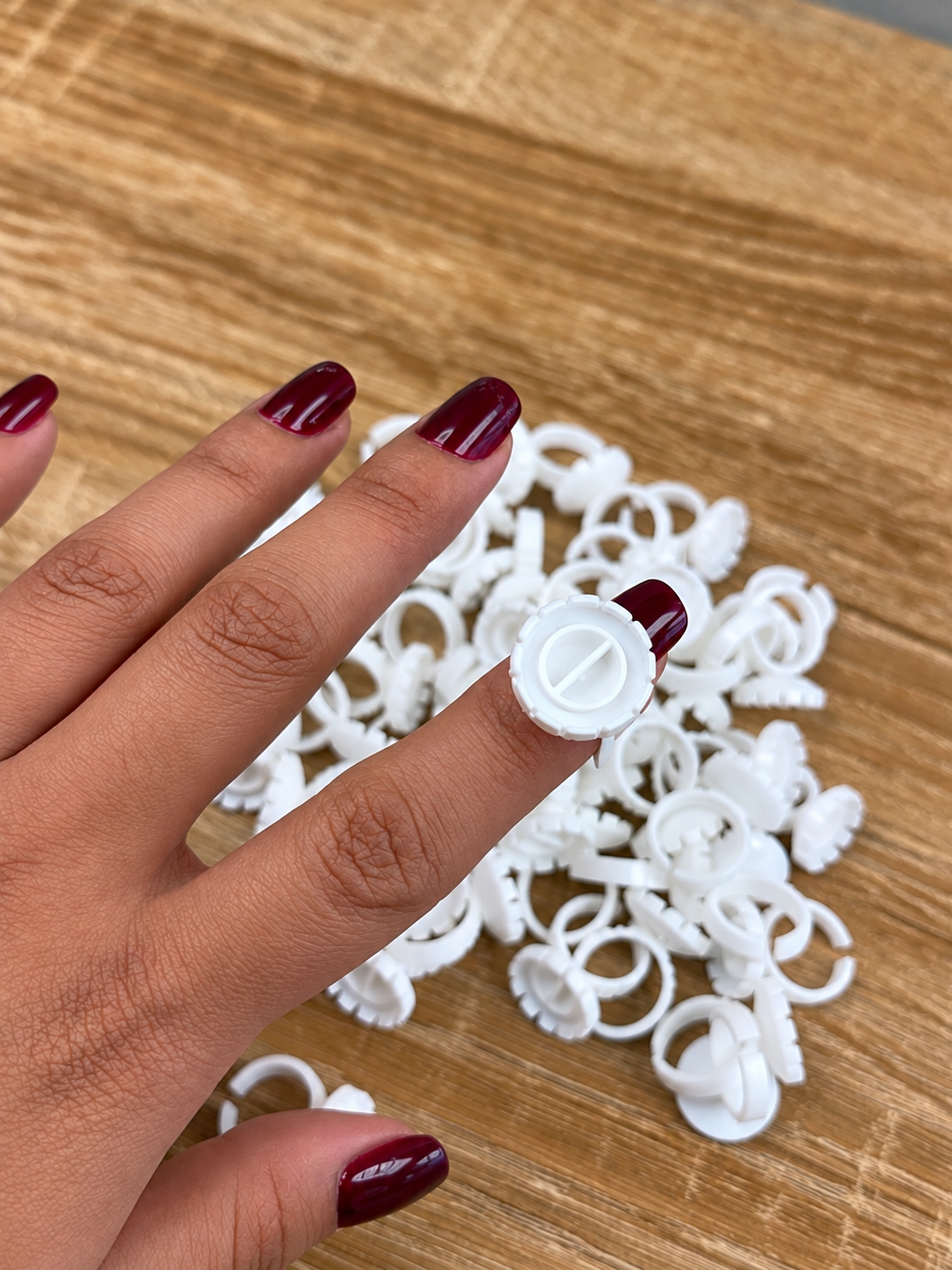 Lash Glue Rings | 100 Pack