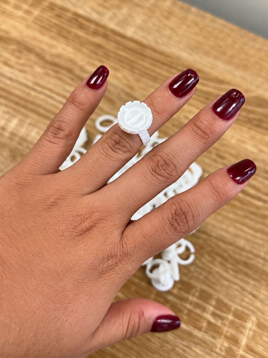 Lash Glue Rings | 100 Pack